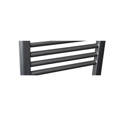 Sanicare HVS Radiateur électrique - 172x60cm - 1127W - avec télécommande - thermostat - noir - en bas à gauche - gunmetal (anthracite)