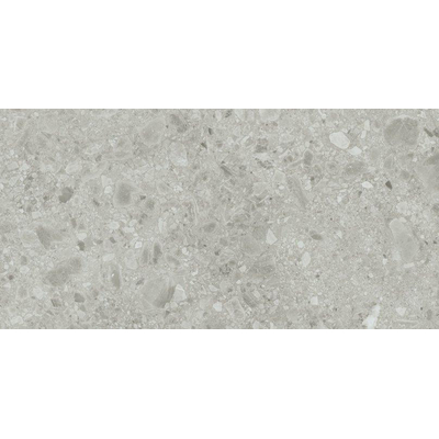 Baldocer Ceramica Nover carreau mural et de sol - 60x120cm - 9.5mm - Rectangulaire - rectifié - Terrazzo - Gris Mat