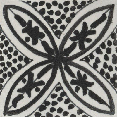 Ceralto Ricordo Marmo Vloertegel - 15x15cm - 10mm - glans - NERO