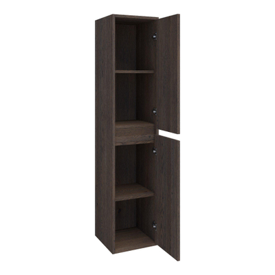 BRAUER Natural Wood Nexxt Armoire colonne 40x160cm Black Oak brossé