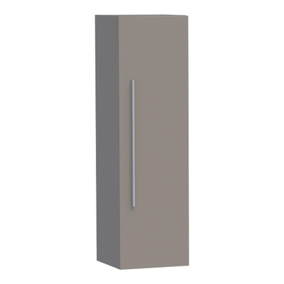 BRAUER Trust badkamerkast - 120x35x35cm - excl. opbouwgreep met 1 deur links- of rechtsdraaiend mat taupe