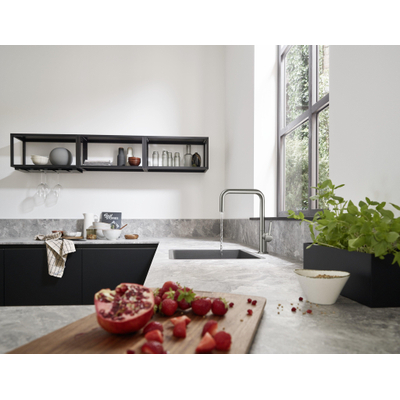 Hansgrohe Talis m54 Eengreeps keukenmengkraan U - 220 - mat zwart