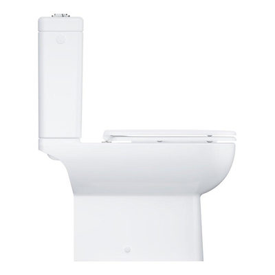 Grohe Start Edge Pack WC sur pied - 35.9x66.5x81.5cm - sans bride - avec réservoir raccord latéral - abattant avec softclose et quickrelease - Blanc