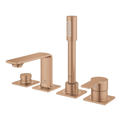 GROHE Allure badrandcombinatie met handdouche Brushed Warm Sunset