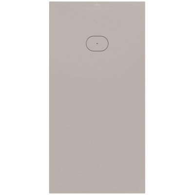 Villeroy & Boch Ecora douchebak - 160x80x4.5cm - afvoer korte zijde - almond (beige)