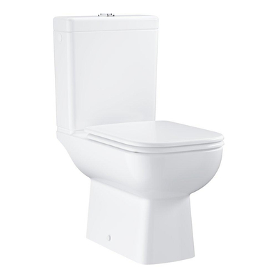 Grohe BauEdge Keramiek Staand Closet - duoblok - zonder reservoir - alpine wit