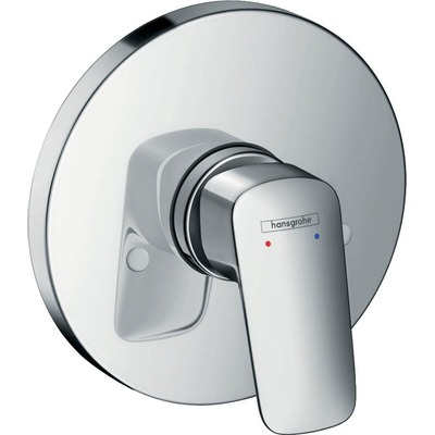 Hansgrohe Logis Eengreeps douchemengkraan - afbouwdeel - hoogglans chroom