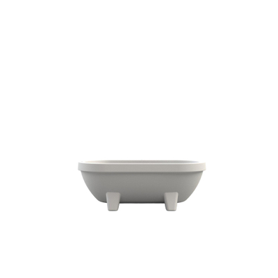 Gardentub Baignoire îlot (extérieur) - 194x94x66cm - synthétique - compatible à l'extérieur - blanc mat