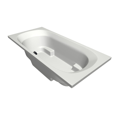Xenz Kanaga Duobad - 190x90x53 - afvoer Midden - acryl - wit