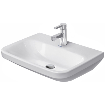Duravit Durastyle Med wastafel - zonder overloop - met kraangat - 60x44cm - wit