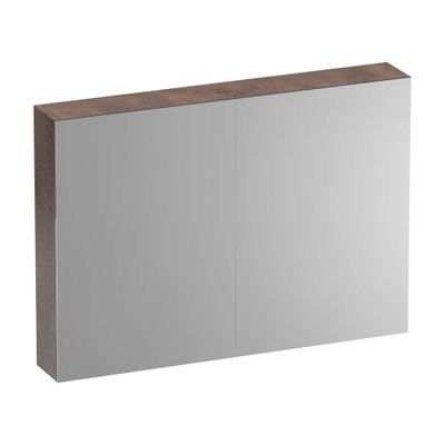 BRAUER Impress spiegelkast – 99x70x15 cm – 2 deuren, dubbelzijdige spiegeldeuren – Erosion