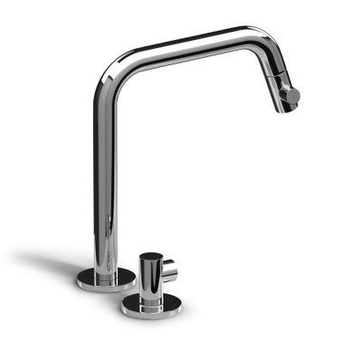 Clou Kaldur robinets chrome mitigeur de lavabo gauche