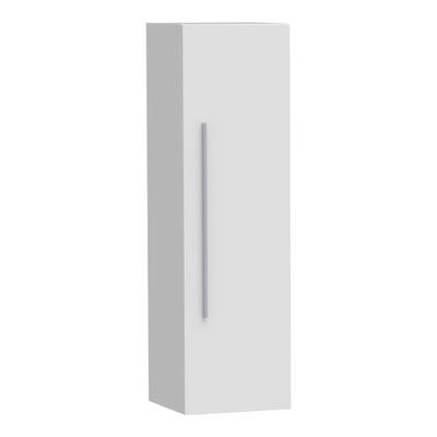 BRAUER Trust Armoire de salle de bains - 120x35x35cm - sans poignée de montage avec 1 porte ouvrant à gauche ou à droite blanc brillant