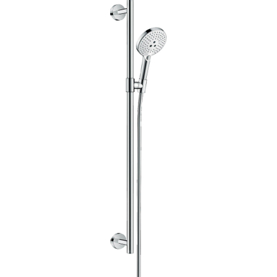 Hansgrohe Raindance select s 120 ensemble barre de douche ecosmart comfort 90 cm. chr-blanc