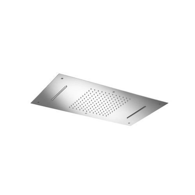 Hotbath Mate Inbouwhoofddouche rechthoek - 38x70cm - hoogglans chroom
