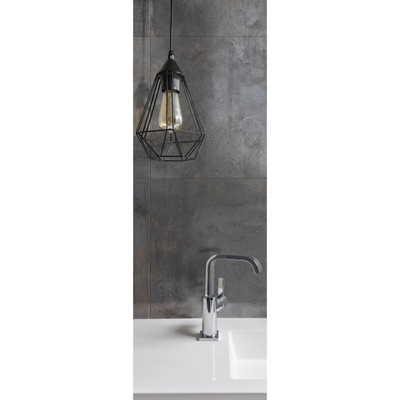 SAMPLE Energieker Magnetic Carreau de sol et de mur rectifié Aspect industriel Dark grey Mat