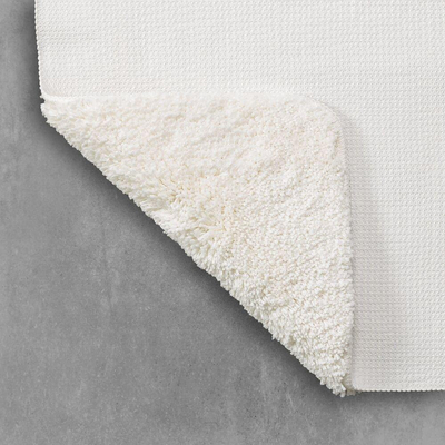 Sealskin Angora Tapis de bain 60x60 cm Polyester Blanc cassé