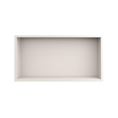 Looox Storage Collection Inbouwnis - 60x30x7cm - flens - matt off-white