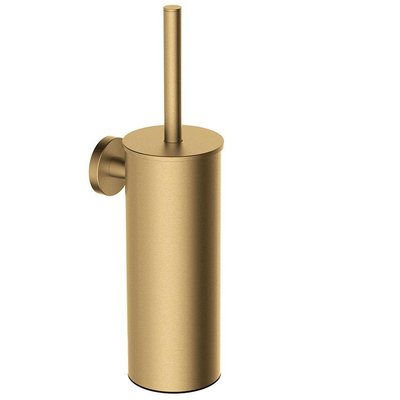 Wiesbaden Alonzo Toiletborstel - met houder - PVD - geborsteld messing (goud)