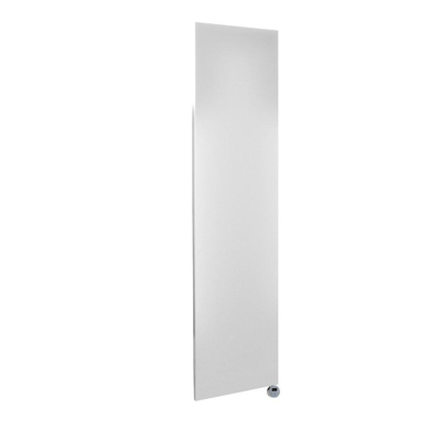 Sanicare Denso Radiateur électrique - 180x40cm - 948W - design - thermostat - chrome - en bas à droite - blanc mat