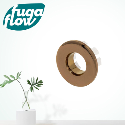 FugaFlow Eccelente Sobrado anneau de trop-plein de luxe 3cm adapté aux éviers en cuivre