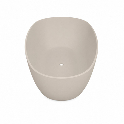 Zeza Arte Vrijstaand Bad - 180x80cm - solid surface - beige mat