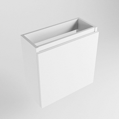 Mondiaz TURE Meuble de toilettes - 50x50x22cm - 1 porte - Talc