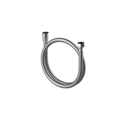 Nemo Spring Flussio doucheflexibel - universele aansluiting 1/2" - anti-twist - anti-kras - anti-knik - gladde kunststofflexibel - 1500mm - chroom