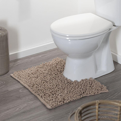 Sealskin Twist Tapis de toilette 45x50cm polyester sable