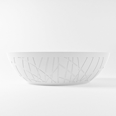 MONDIAZ HOLM Baignoire îlot - 180x85cm - talc