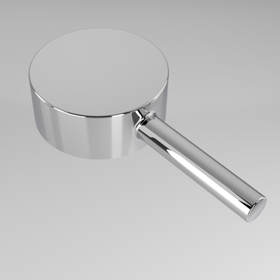 IVY Bond Partie de finition - pour robinet de douche - robinet d'arrêt - symétrie - rosace ronde - Chrome
