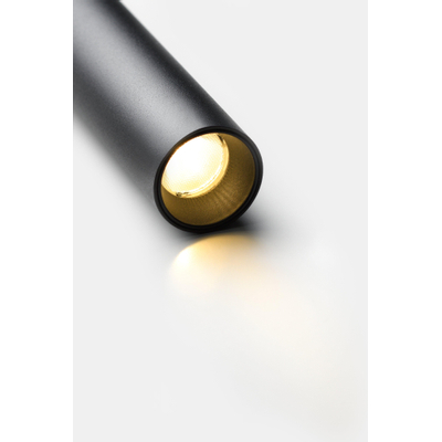 HR Badmeubelen Qube éclairage 2,8x20cm LED dimmable noir mat