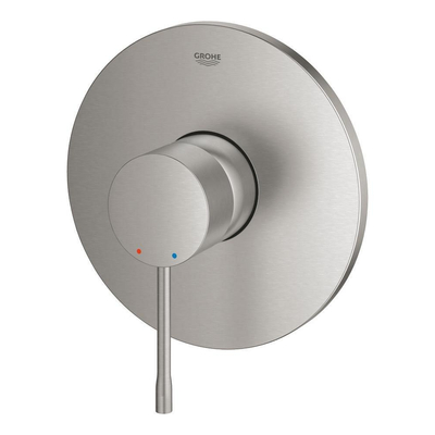 Grohe Essence New Douchekraan inbouw - 1 knop - Supersteel (RVS)