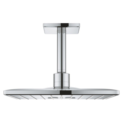 GROHE Rainshower SmartActive 310 Cube Douche de tête - 31cm - 2 types de jet - bras de plafond 14,2cm - chrome
