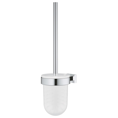 GROHE Essentials Cube Porte-brosse WC - montage murale - ouvert - chrome