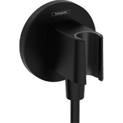 Hansgrohe Ecostat S Ensemble de douche - partie encastrable - thermostatique - douchette à main - flexible - pomme de douche - bras de douche - support douchete - noir mat