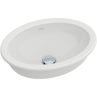 Villeroy & Boch Loop en Friends onderbouwwastafel 42x28.5cm zonder overloop zonder kraangat wit