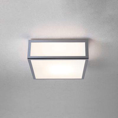 Astro Mashiko 200 plafondlamp exclusief E27 chroom 20x20cm IP44 staal A