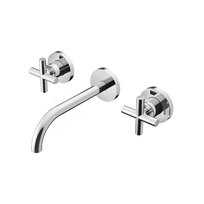 Hotbath Chap wastafelmengkraan 3 gats inbouw C005 chroom SHOWROOMMODEL