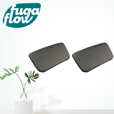 FugaFlow Efficiente Acces coussin bain 28x17cm petit modèle noir 2 pièces