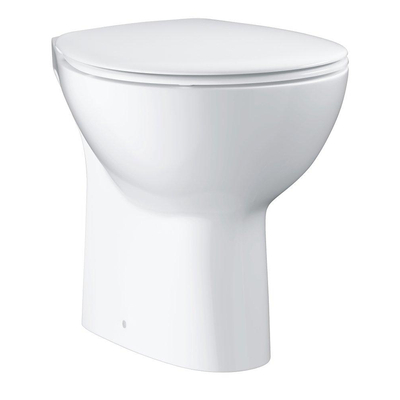 Grohe Bau Closetpot - diepspoel - spoelrandloos - AO - 35.7x51.5cm - 6/3 liter - wit