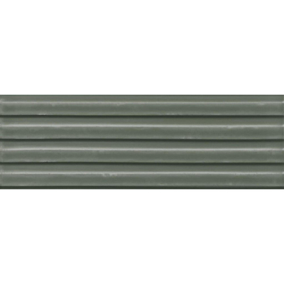 ÉCHANTILLON Terravito Ornato Mur en céramique - 10x30,5cm - 8,6mm - Vert