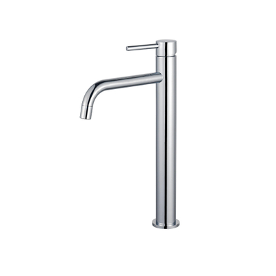 Fortifura Calvi Slim Wastafelkraan - 32cm - verhoogd - opbouw - hoogglans chroom