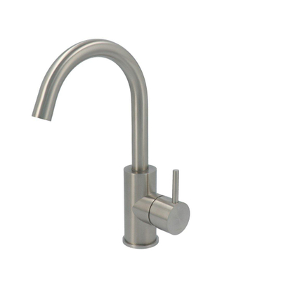 Hotbath Archie mitigeur de lavabo avec bec pivotant bec sans waste inox