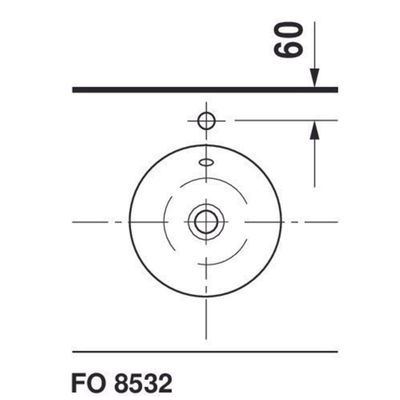 Duravit Philippe Starck vasque lavabo bol 33cm blanc
