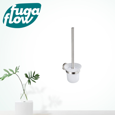 FugaFlow Eccelente Acces Toiletborstelhouder - rond - Geborsteld RVS PVD