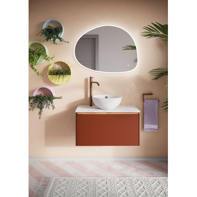 Crosswater MPRO Mitigeur lavabo - 36.2cm - rehaussé - sans bonde - Bronze brossé