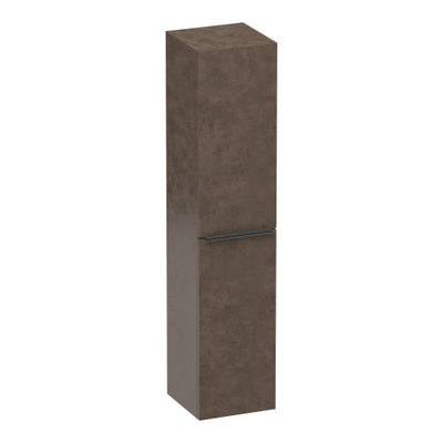 BRAUER Elevate armoire de salle de bains - 160x35x35cm - sans poignées rapportées - 2 portes - ouvrant à gauche ou à droite - Erosion