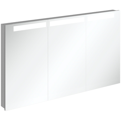 Villeroy & Boch My View In armoire de toilette encastrée - avec éclairage LED 3 fois dimmable avec 3 portes 130.1x74.7x10.7cm