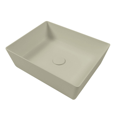 Royal plaza Kolor wastafel 50x38x15,5 cm. rechthoekig zand SHOWROOMMODEL